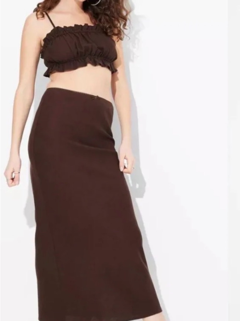Wild Fable Brown Two-Piece Summer Set